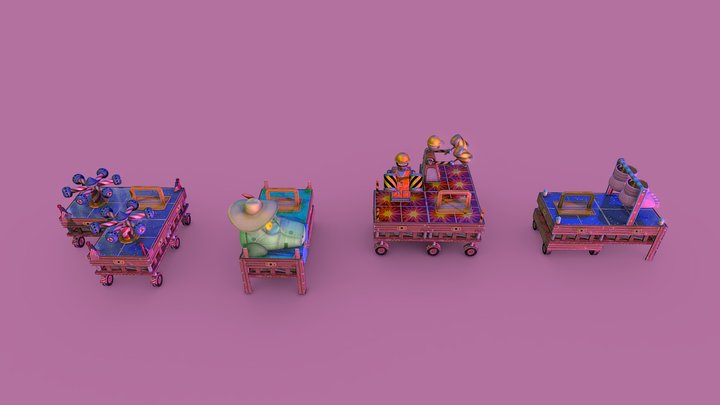 Fnaf SOTM Parade Floats – Modèle 3D gratuit STL