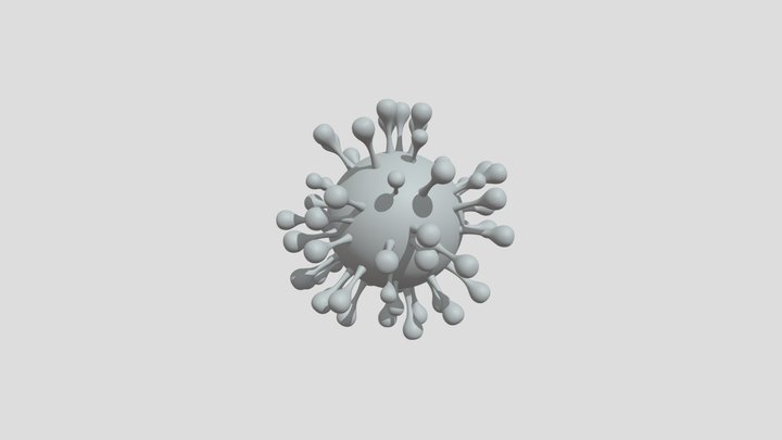 Covid 19 40mm Bak 3D Model