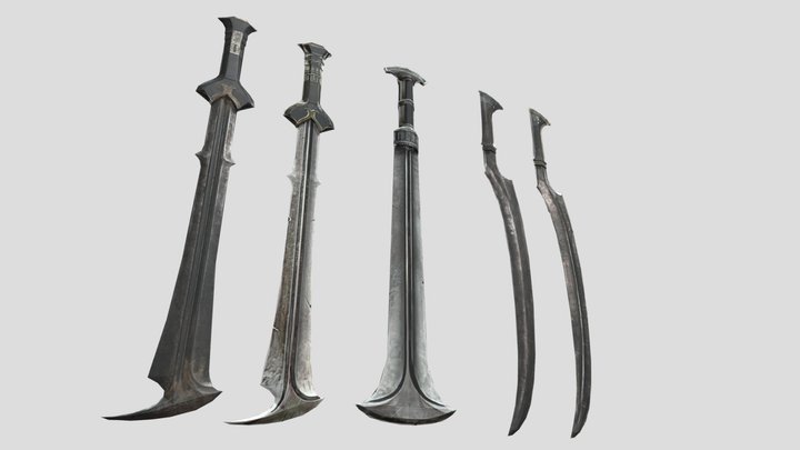 WETA Dale Dwarven Swords 3D Model