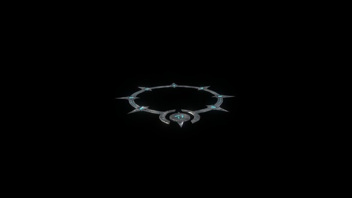 Runic circle - remake of Frozen Throne 3D Model