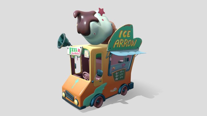 IcecreamTruck 3D Model