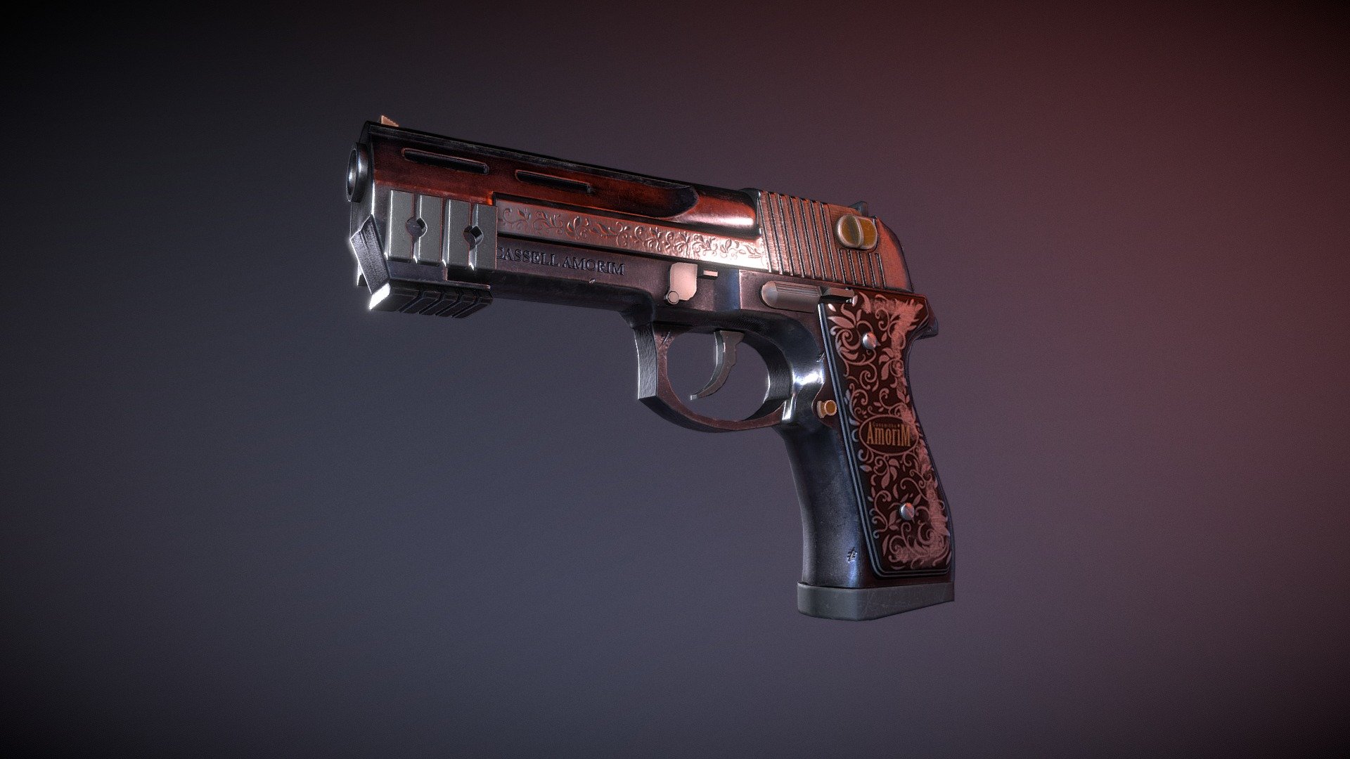 HomeFront Desert Eagle - 3D model by DanLord3D [e28c382] - Sketchfab