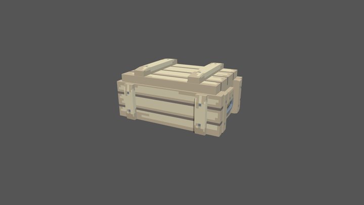 Pixel_Chest_01 3D Model