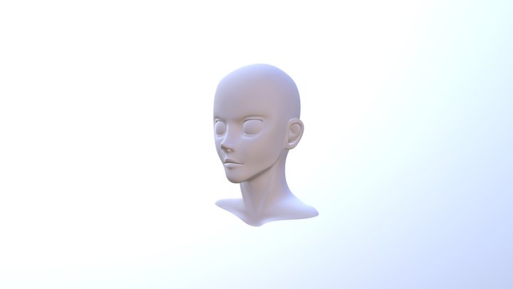 Face #6 3D Model