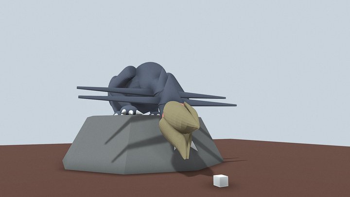 Ahamkara encounter prototype scene – Modello 3D gratuito STL