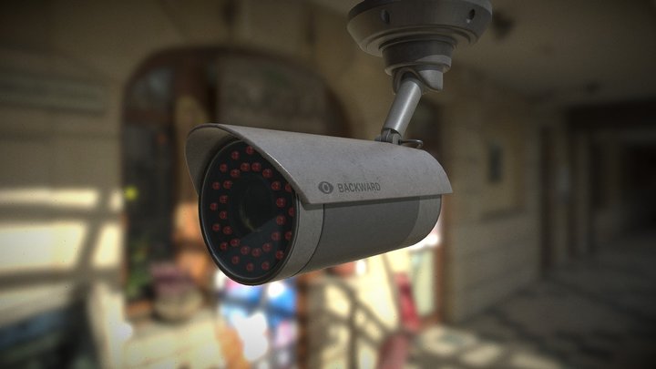 CCTV Camera 3D Model