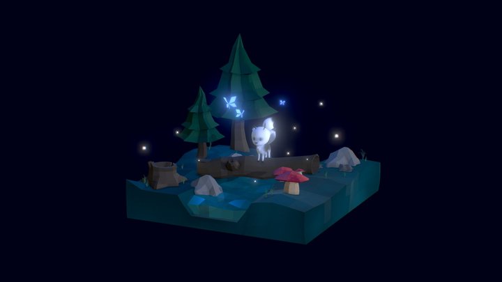 🦋 Hilda's Fox 🦊 3D Model