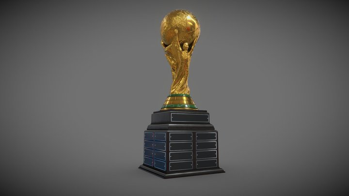 World cup trophy 3D Model