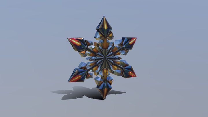 snowflake – Free 3D Model STL
