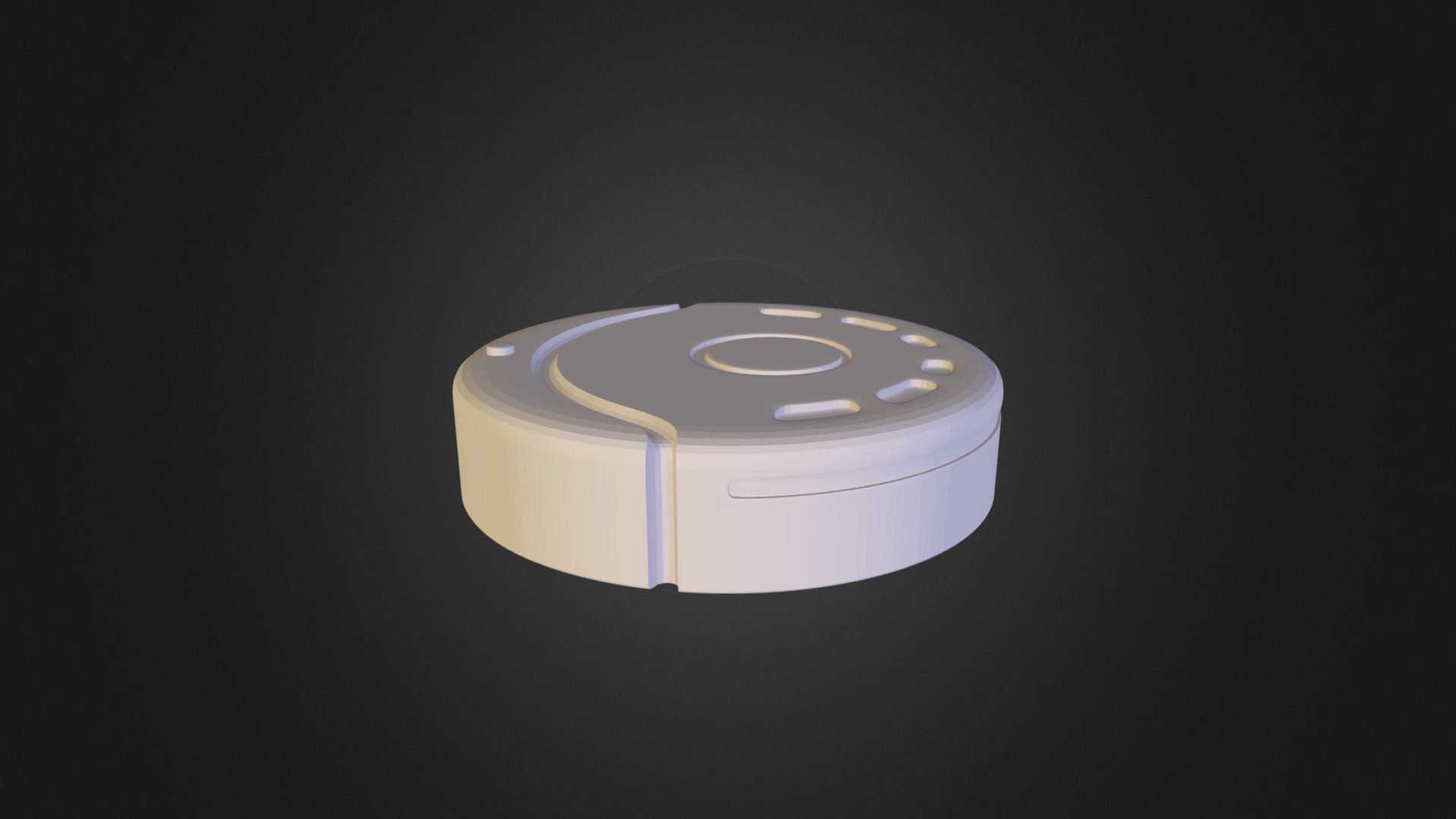 A vRoomba - Pull Back Motor Vacuum Robot - 3D model by 3dindustries ...