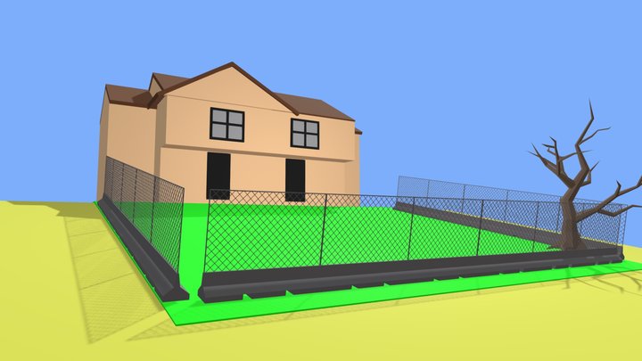 Dreamcore house 3D Model