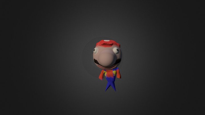 Le Fantublous Mario 3D Model