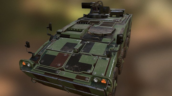 雲豹甲車 3D Model