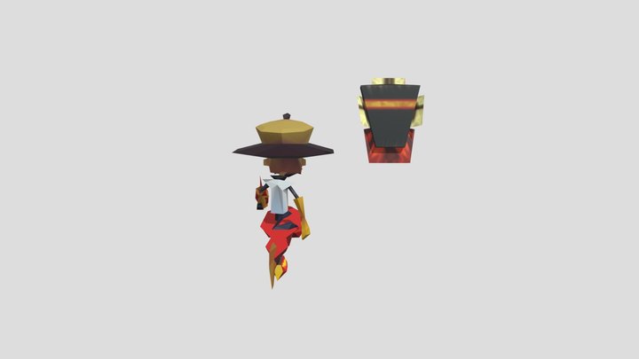 Dr. Neo Cortex & Uka Uka (CB3 Boss Fight) 3D Model