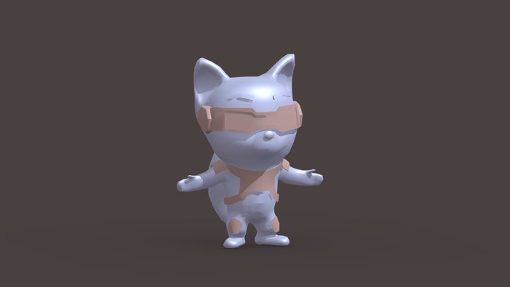 Low poly character exercise 3D Model