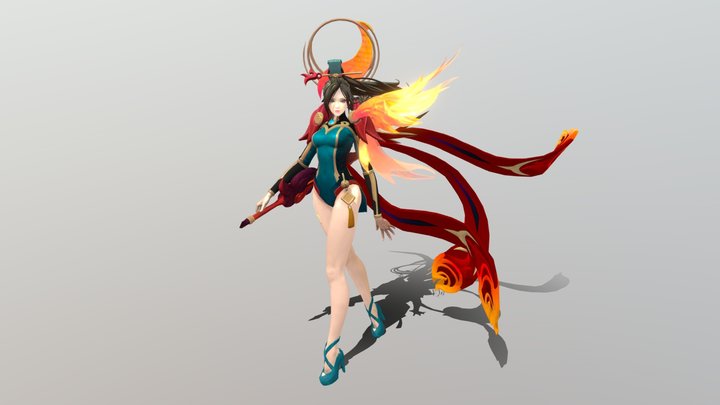 Buffterfly The Phoenix AOV 3D Model
