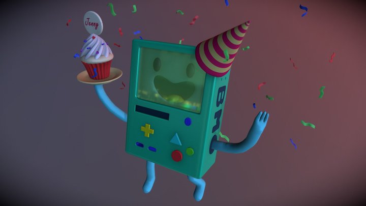 Adventure Time - BMO Model/Maya 3D Model