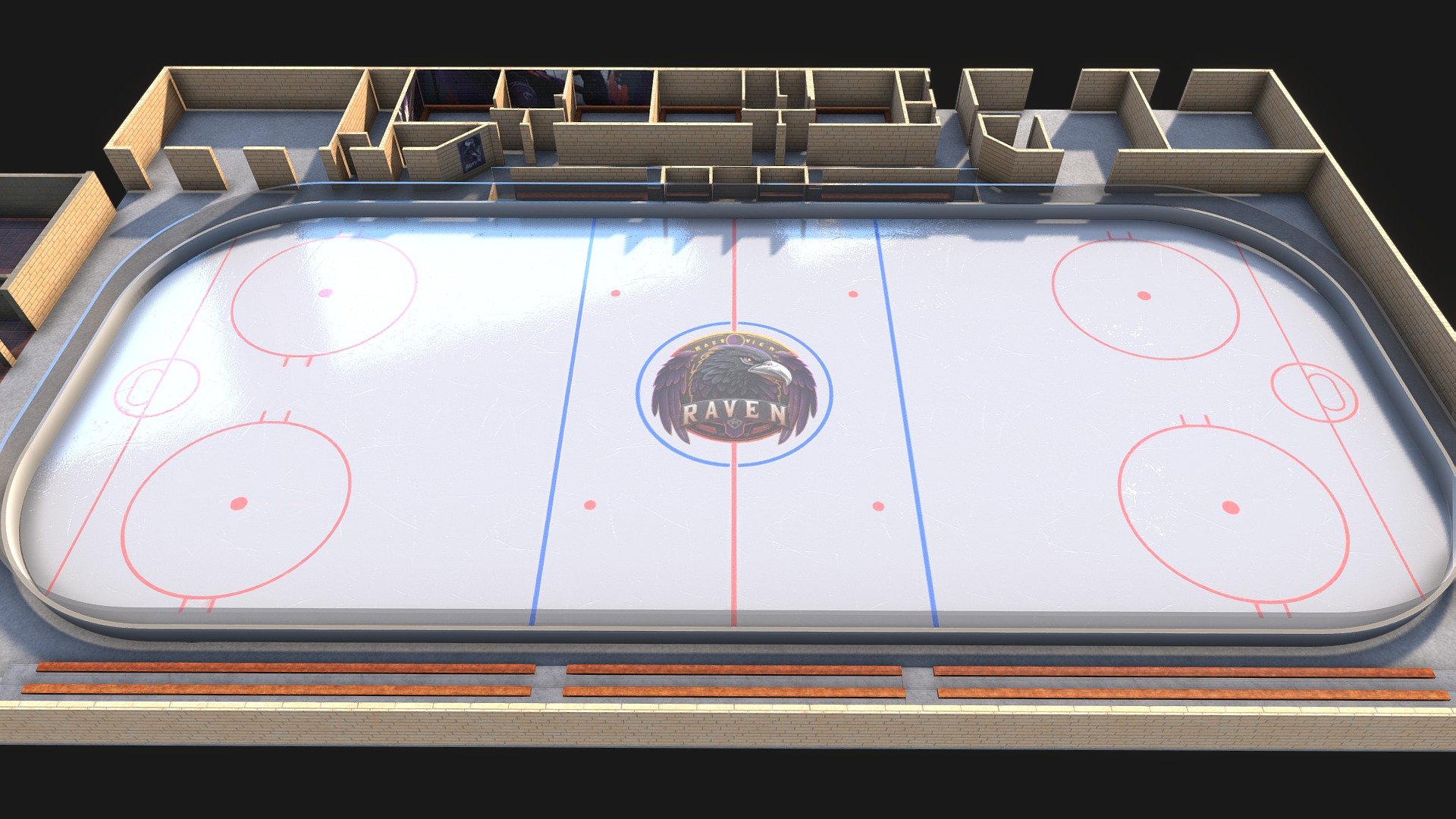 Ice Rink 3D model by NFB_Education [e293e0f] Sketchfab