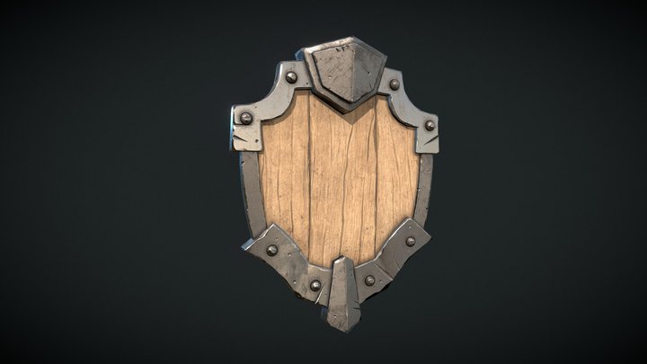 Viking Shield 3D Model