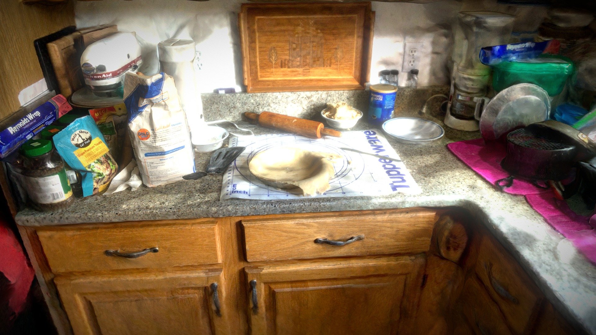 Preparing to Bake A Pie