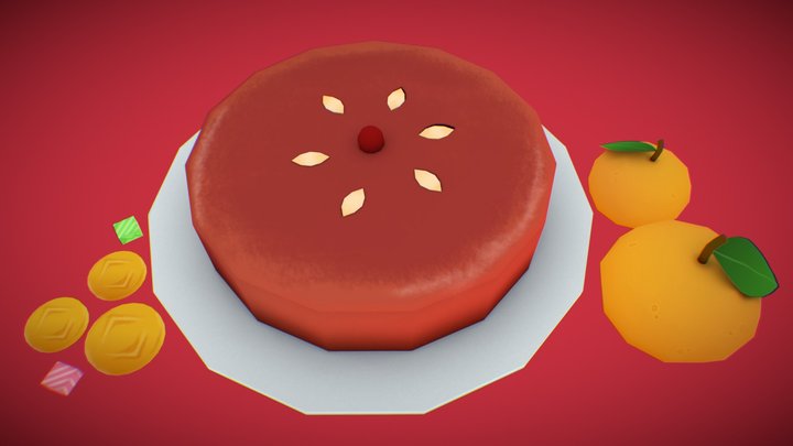 Chinese New Year Goods 3D Model