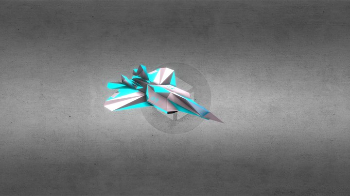 Iteration IX-9 fighter jet 3D Model