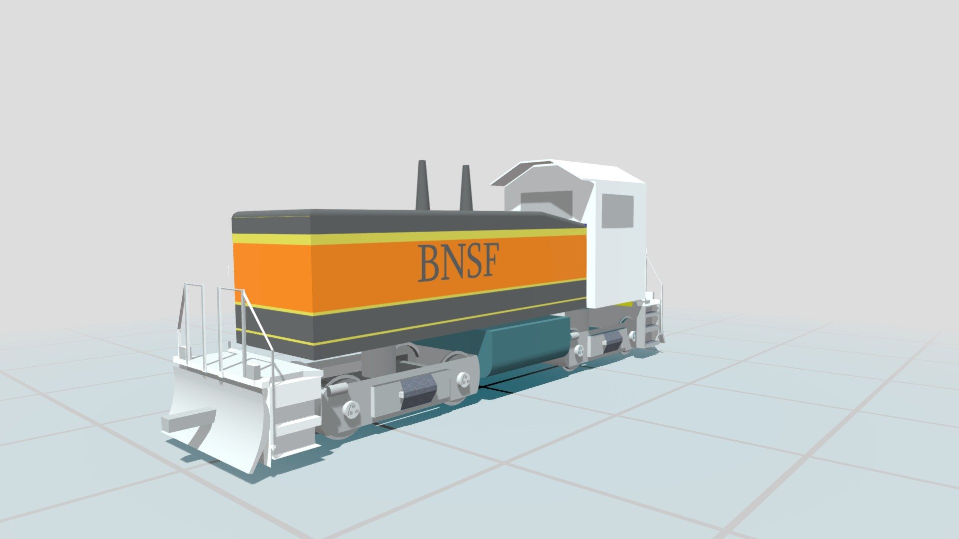 BNSF Switcher Train - Download Free 3D model by zairiq zairiq ...