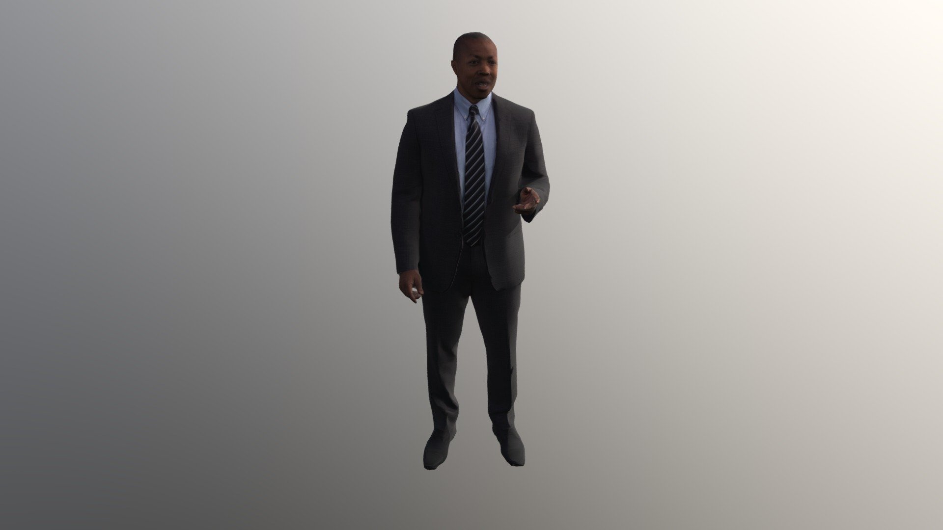 Jim Serious Talking - 3D model by Metastage [e29b34d] - Sketchfab
