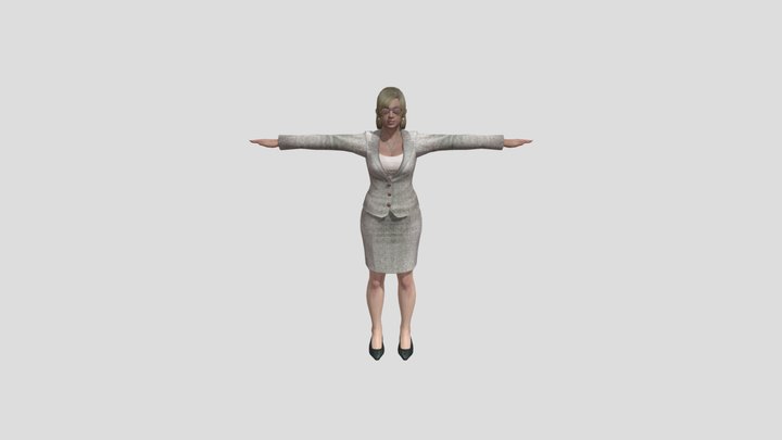 Jessica_ Mcrtney 3D Model