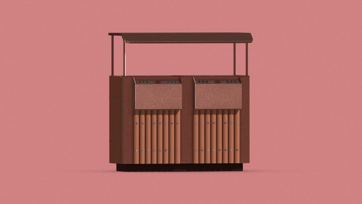 Bin / Trash can 3D Model