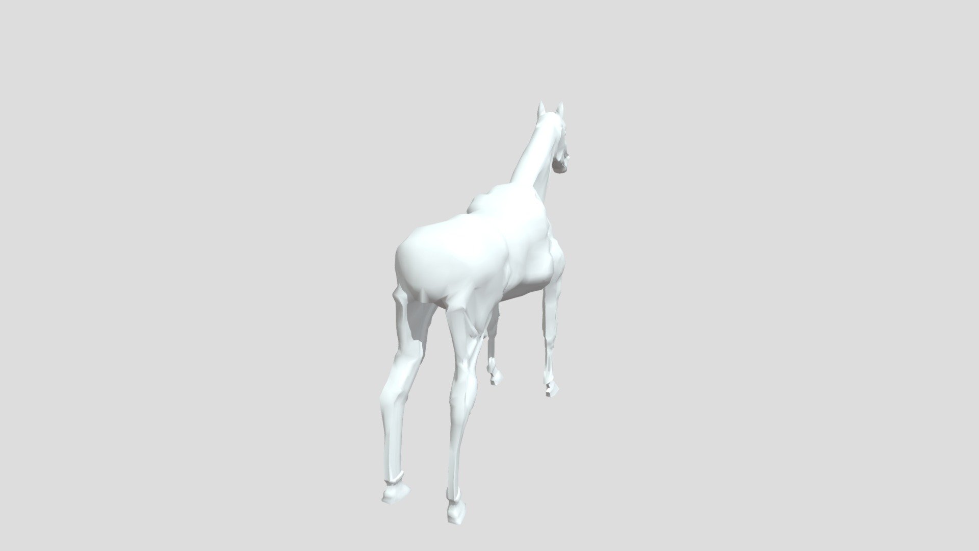 horse obj free