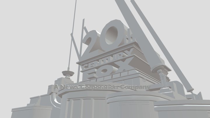 20th Century Fox Logo By Marvic Valdez 3D Model
