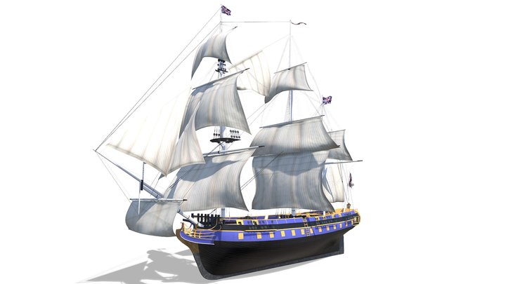 HMS Bounty 3D Model