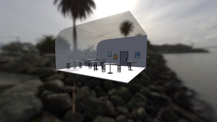 Waterside Bar 3D Model