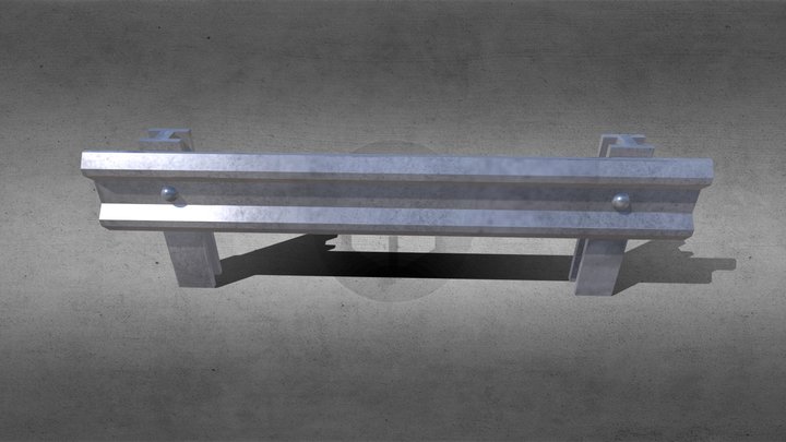 Highway Fence 3D Model