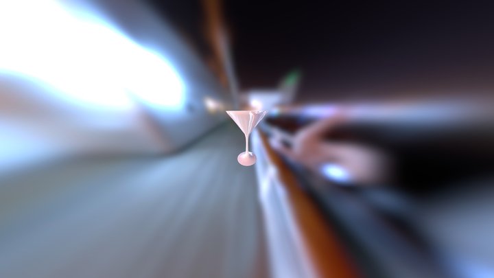martini_glass_prop.obj 3D Model
