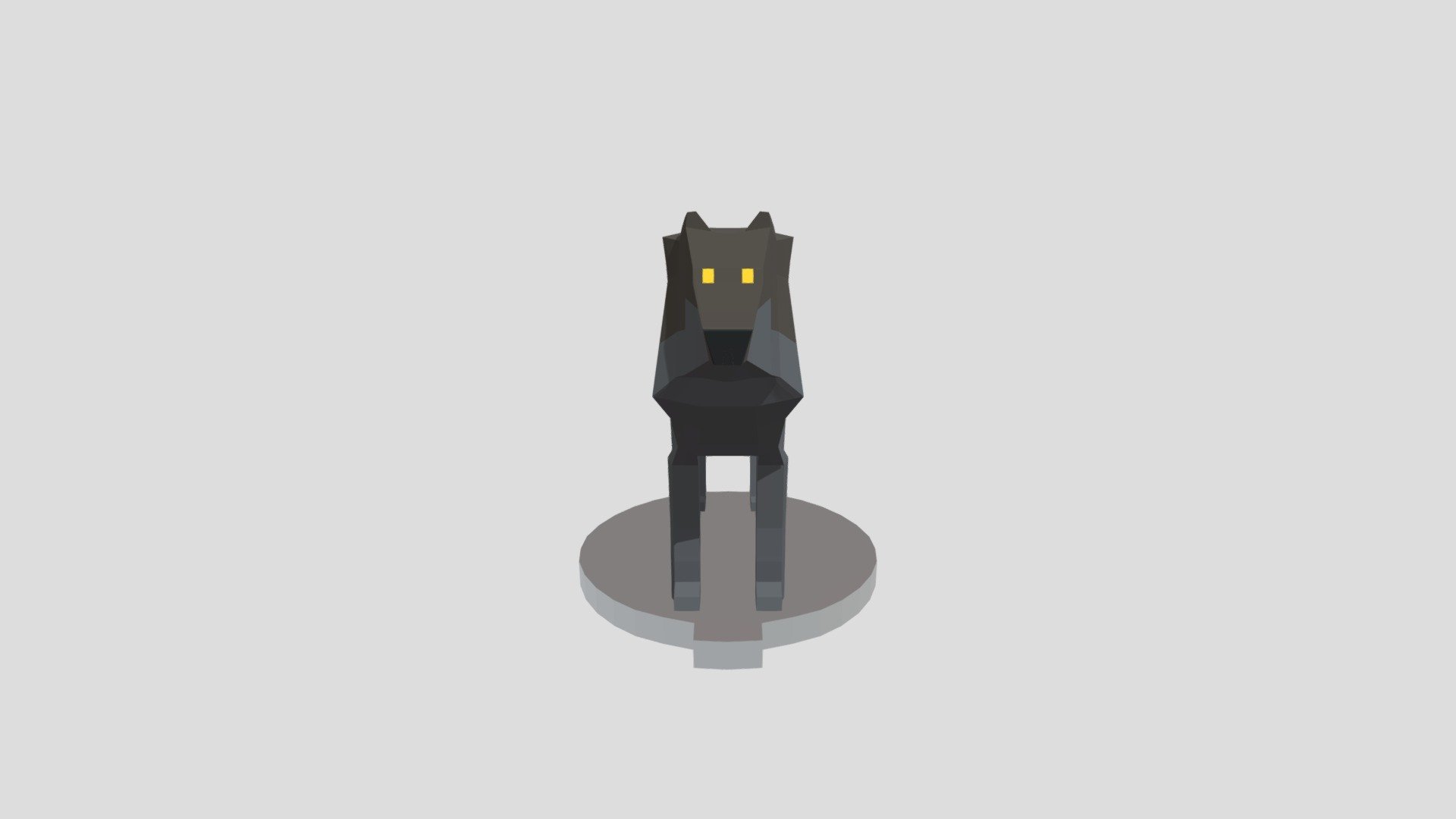 Wolf Figur Asset