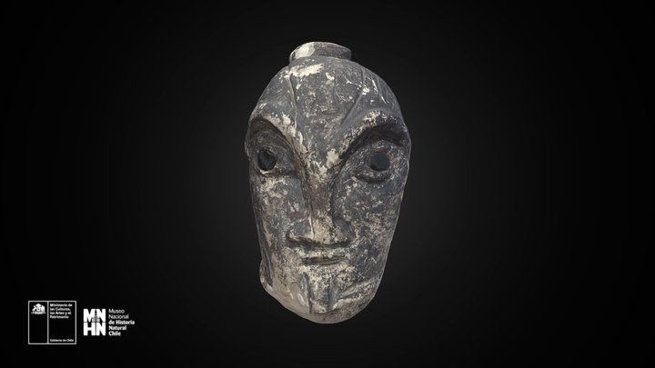 Cabeza tallada de Rapa Nui