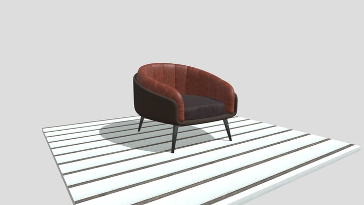 Single Sofa 3D Model