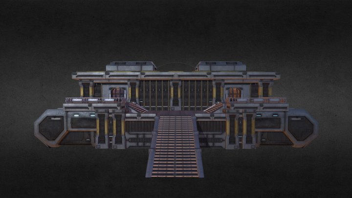 Facility_Building_P [Planetside 2] 3D Model
