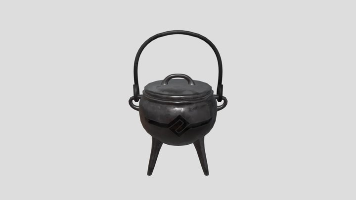 Poemsinger Cauldron 3D Model