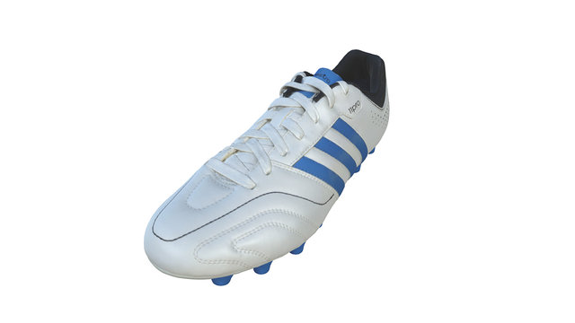 Scanned Soccer Shoe 3D Model