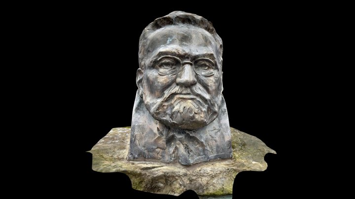Steinmetz: Bronze Bust with Annotations 3D Model
