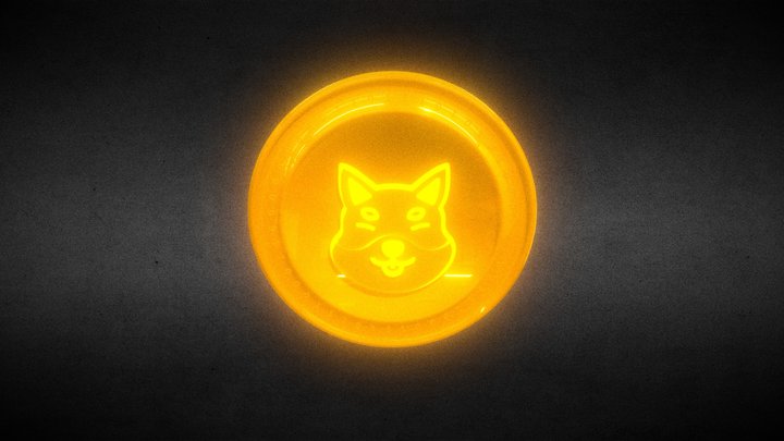 Shiba Inu Coin 3D Model