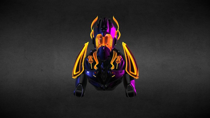 Mecha Soldier 3D Model