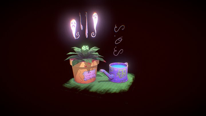 substance_teksturowanie_kwiatek 3D Model
