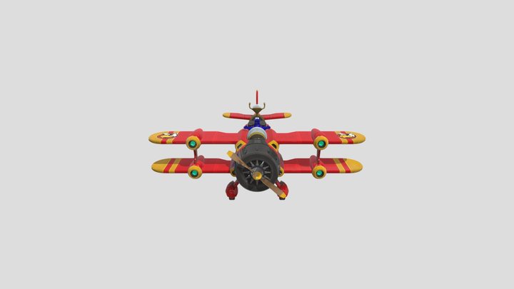 Cookie plane 3D Model