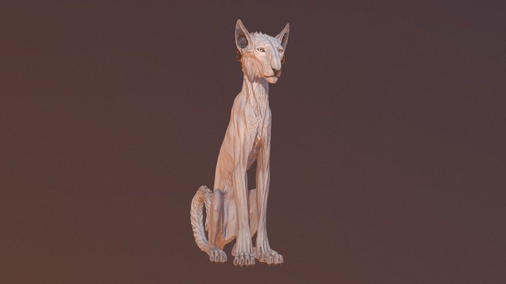 Mael sculpture 3D Model