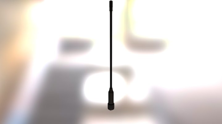 Wouxun Antenna Hard Surface 3D Model