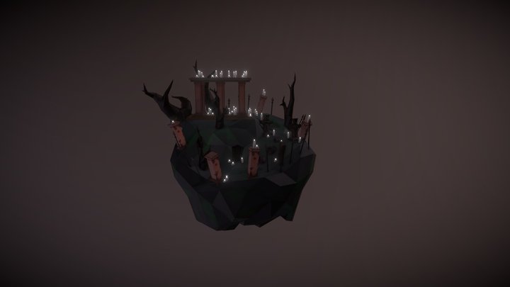 Graveyard Final 3D Model
